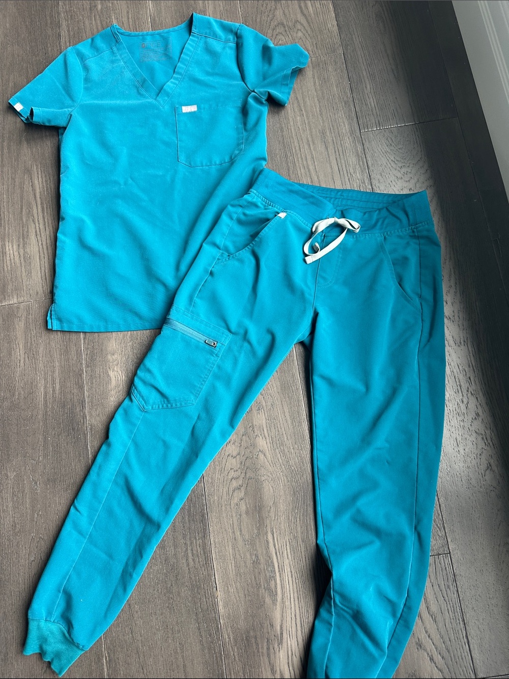 FIGS Teal Women's Scrub Jogger Pants - Comfortable Medical Workwear